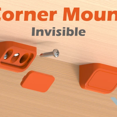 Giá Đỡ Góc - Vô Hình