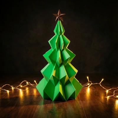 Freezing Pixels - Cây Thông Noel Hình Học