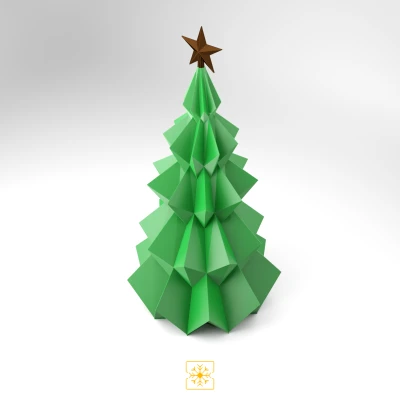 Freezing Pixels - Cây Thông Noel Hình Học