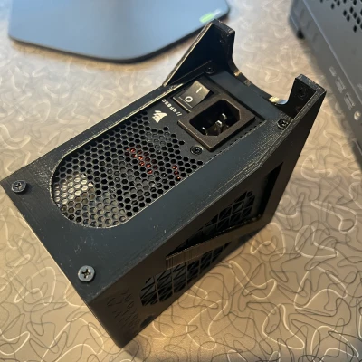 Giá đỡ nguồn SFX gắn ngang (Jonsbo D32 + thêm)