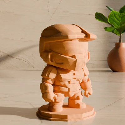 Tượng Master Chief Halo Dễ Thương