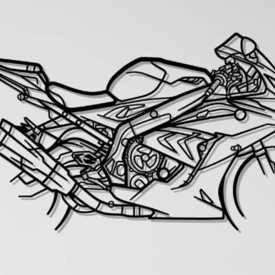 Tranh Tường Siêu Mô Tô BMW S1000RR