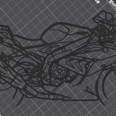 Tranh Tường Siêu Mô Tô BMW S1000RR