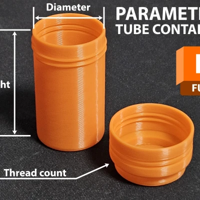 Hệ thống hộp đựng ống dạng tham số (Ống + Nắp + Nối dài)