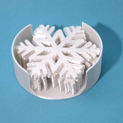 Đế lót ly hình Bông Tuyết