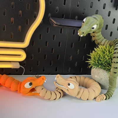 Rắn Khớp Nối 3D