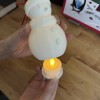 Ông Già Tuyết Đèn Tealight - Đồ Trang Trí Lễ Hội Phát Sáng In 3D - Thumbnail 4