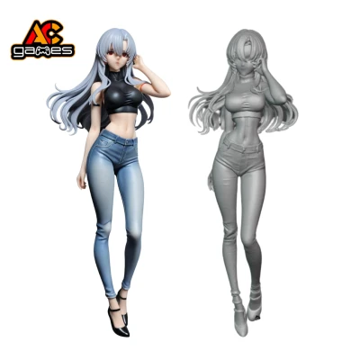 Fan Art Rei Ayanami Phong Cách Đô Thị Evangelion