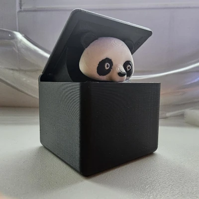 Móc Treo Chìa Khóa Gấu Trúc (Nhảy Ra)