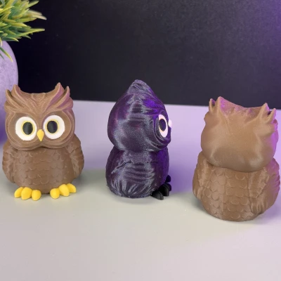 Mô hình Cú mèo (Một hoặc nhiều màu)