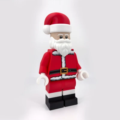 Mô Hình Ông Già Noel Miễn Phí, Có Thể Lắp Ráp!