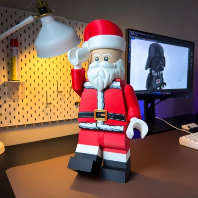 Mô Hình Ông Già Noel Miễn Phí, Có Thể Lắp Ráp!