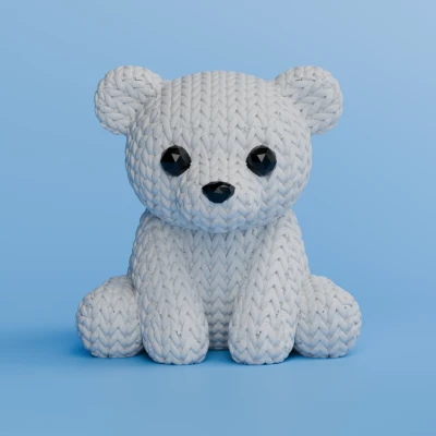 Gấu Bắc Cực Đan Len