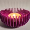 Chân Nến Tuabin Sunburst Tạo Bóng | Đựng Nến Tealight - Thumbnail 4