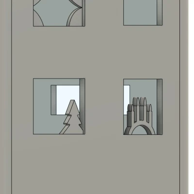 Nhà Đèn Mùa Giáng Sinh Cho Nến LED