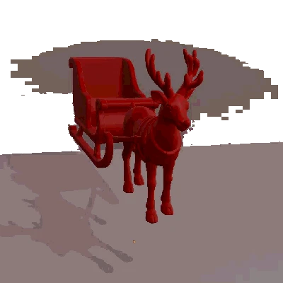 Mô Hình Rudolph the Red-Nosed Reindeer