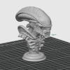Bust Alien - Mô Hình Đầu Người Ngoài Hành Tinh Trang Trí - Thumbnail 2