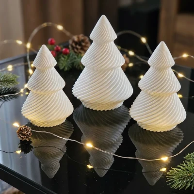 Cây Thông Noel Hiện Đại In Kiểu Spiral Vase