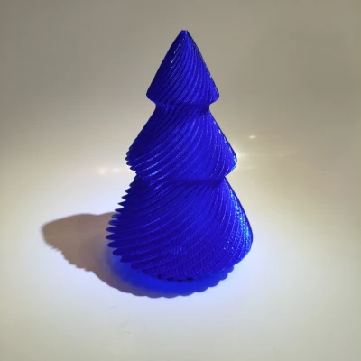 Cây Thông Noel Hiện Đại In Kiểu Spiral Vase