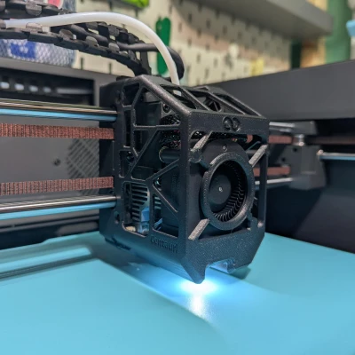 Vỏ Toolhead Carbon Elegoo Centauri Có Đèn LED