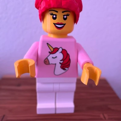 Chỗ để giấy vệ sinh hình Lego Girl