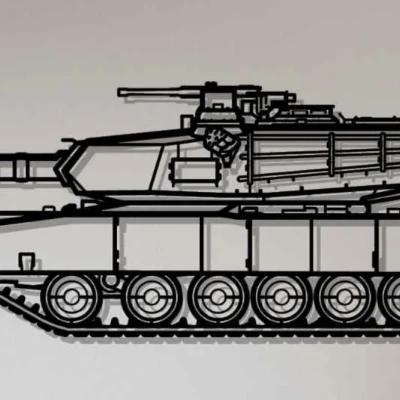 Tranh Tường Xe Tăng M1A2 SEPv3 Abrams