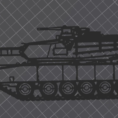 Tranh Tường Xe Tăng M1A2 SEPv3 Abrams