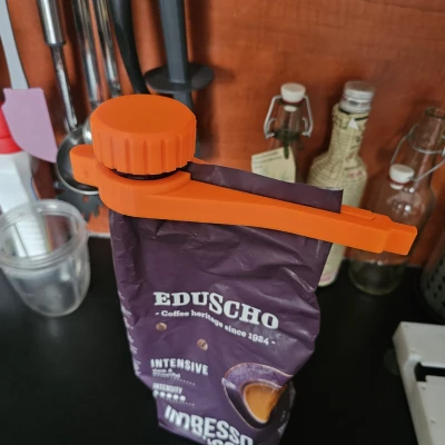 Kẹp Cà Phê Có Nắp Lớn