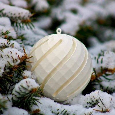 [4 MẪU] Bóng Trang Trí Giáng Sinh 2025