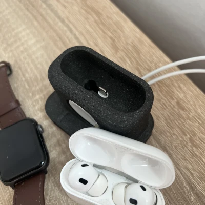 Dock cho AirPods Pro (tất cả đời) và Apple Watch (tất cả mẫu, kể cả Ultra) Giá đỡ Apple Watch Dây đeo AirPods Pro 1/2