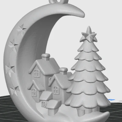 Làng Mặt Trăng – Chuông Trang Trí Giáng Sinh