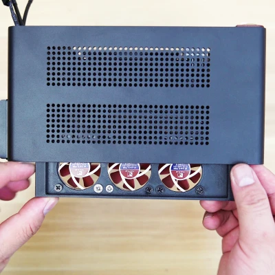 Giá đỡ 3 quạt 40mm cho Case Jonsbo NV10 Mini ITX