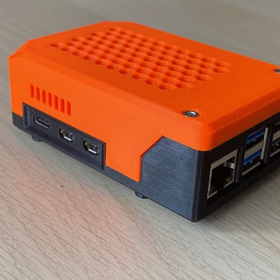 Vỏ Case Raspberry Pi 5 + Geekworm X1001 NVMe SSD