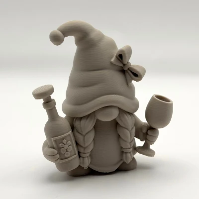 Gnome Giáng Sinh Uống Rượu