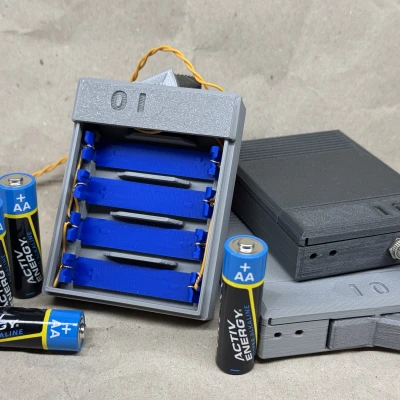 Hộp Đựng Pin AA