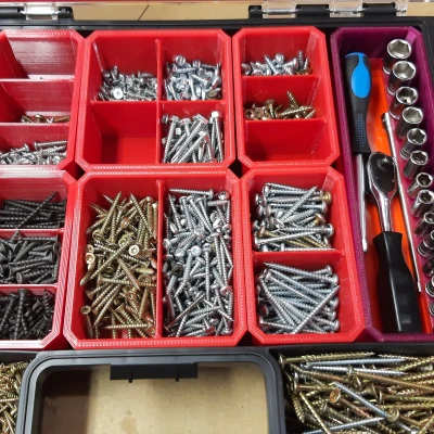 Thùng Qbrick đựng bộ tuýp 1/4" đầu vuông