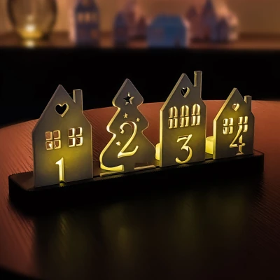 Chân nến LED Giáng Sinh Mùa Vọng