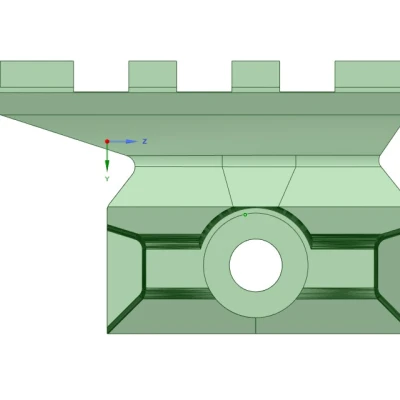 Gá Picatinny 3 Khấc