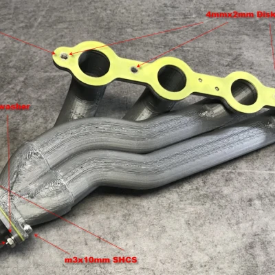 Bản Remix Bộ Headers cho Động cơ LS3 Chevy