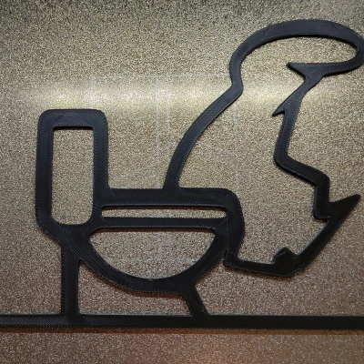 Móc Treo Cửa "WC" Vui Nhộn – La Linea Balum 125