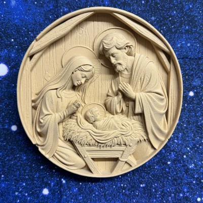 Trang Trí Tường Cảnh Chúa Giáng Sinh