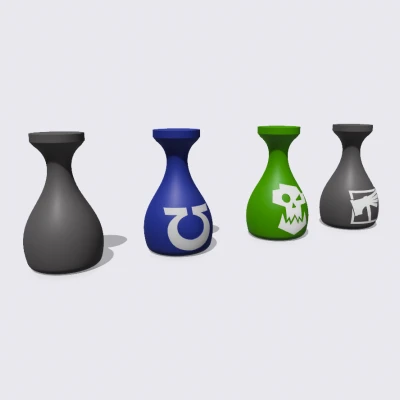 Tay Cầm Sơn - Miniature Kích Thước Tương Tự