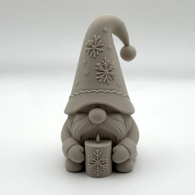 Ông Già Tuyết Nến Vàng - Mô hình in 3D