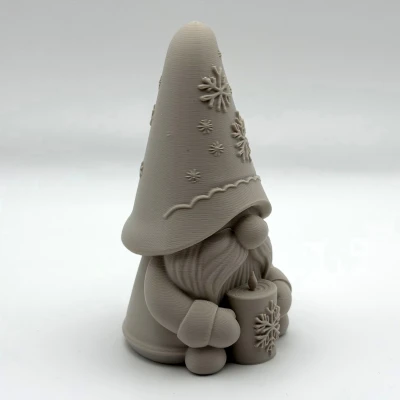 Ông Già Tuyết Nến Vàng - Mô hình in 3D