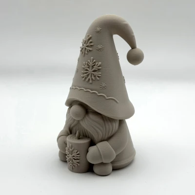 Ông Già Tuyết Nến Vàng - Mô hình in 3D