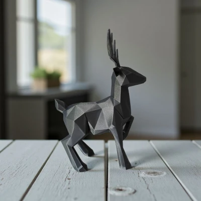 Tuần lộc Minimalist (Giáng Sinh) Low Poly