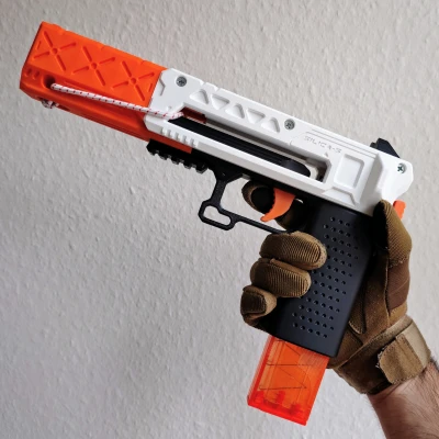 Mô hình NERF SILICA-5 Băng Đạn Kéo Dây