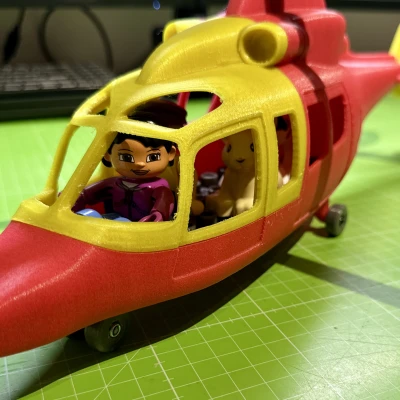 Trực Thăng Cứu Hộ Tương Thích LEGO DUPLO