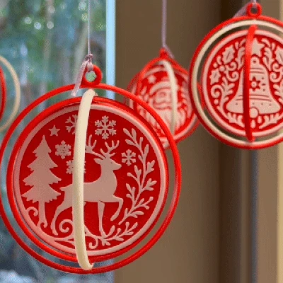 Đồ Trang Trí Giáng Sinh Xoay