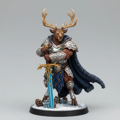 Mô Hình D&D: Bát Đại Chiến Binh Phương Bắc + Rudolph Kẻ Lừa Đảo